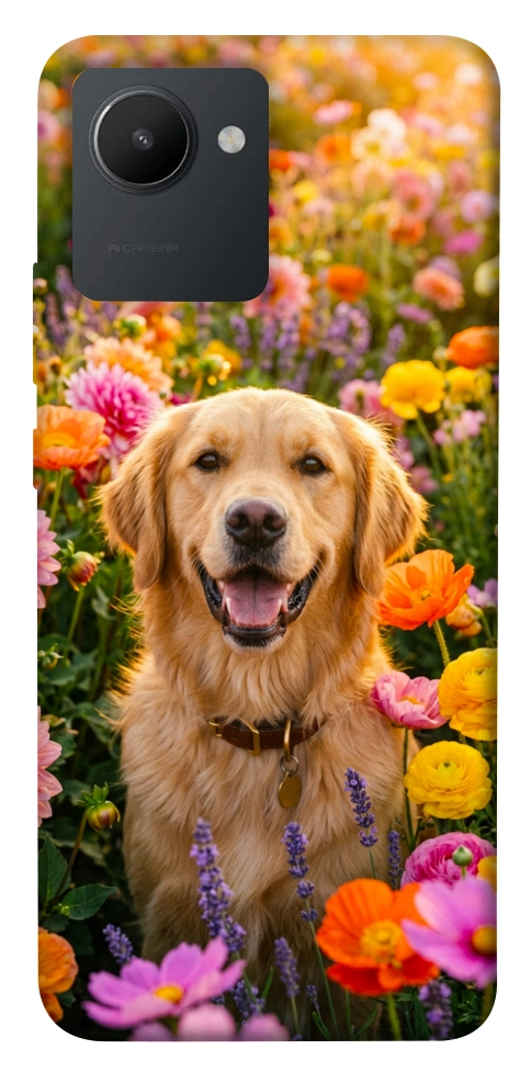 Чохол Flowery labrador для Realme C30s