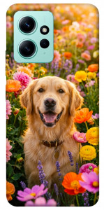 Чехол Flowery labrador для Xiaomi Redmi Note 12 4G