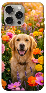 Чехол Flowery labrador для iPhone 15 Pro Max