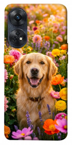 Чехол Flowery labrador для Oppo Reno 8 T 4G