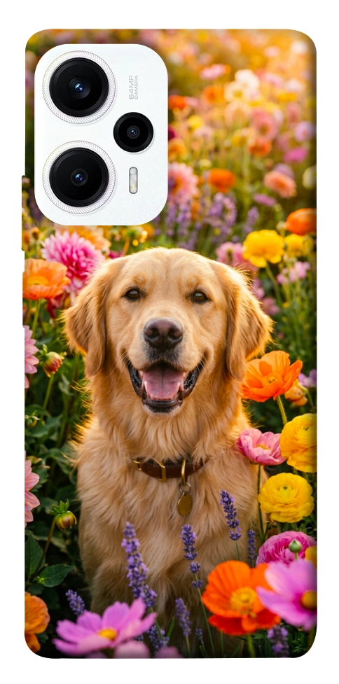 Чехол Flowery labrador для Xiaomi Poco F5