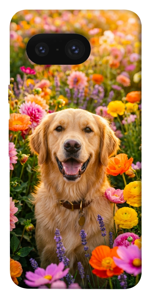 Чехол Flowery labrador для Google Pixel 8