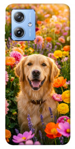 Чехол Flowery labrador для Motorola Moto G84