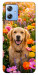 Чехол Flowery labrador для Motorola Moto G84