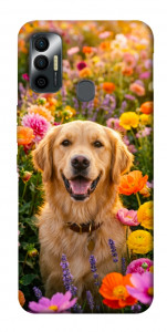 Чохол Flowery labrador для TECNO Spark 7