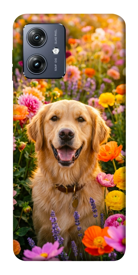 Чохол Flowery labrador для Motorola Moto G54