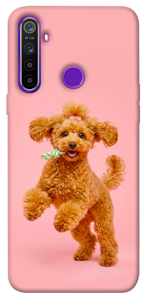 Чехол Happy poodle для Realme 5