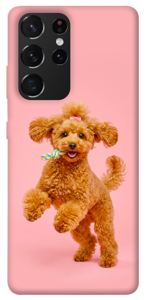Чехол Happy poodle для Galaxy S21 Ultra