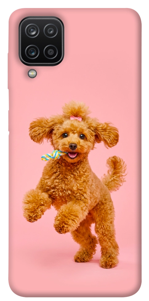 Чехол Happy poodle для Galaxy A12