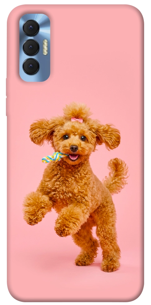 Чохол Happy poodle для TECNO Spark 8P