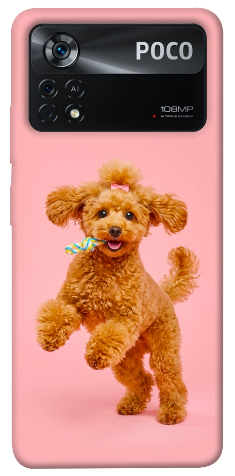 Чохол Happy poodle для Xiaomi Poco X4 Pro