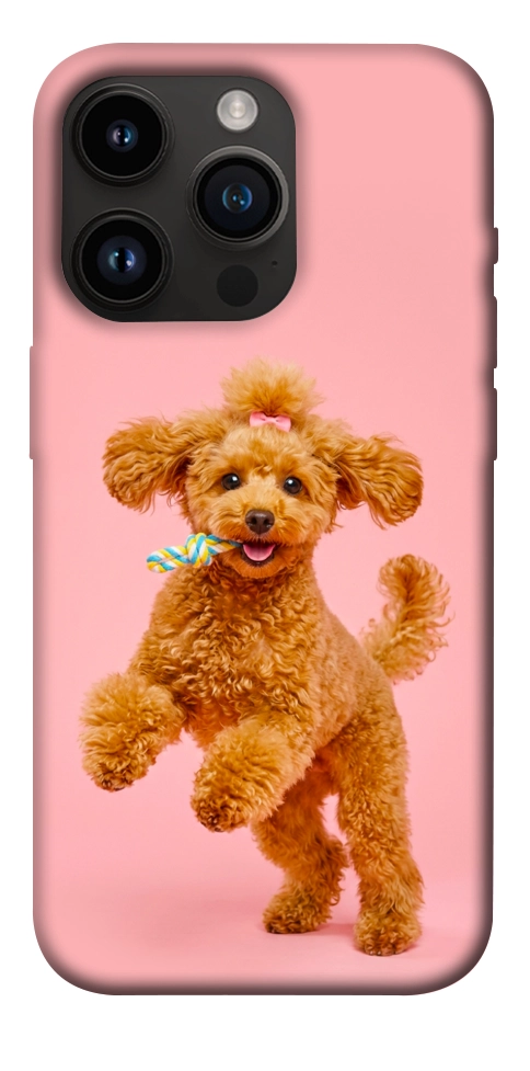 Чехол Happy poodle для iPhone 14 Pro
