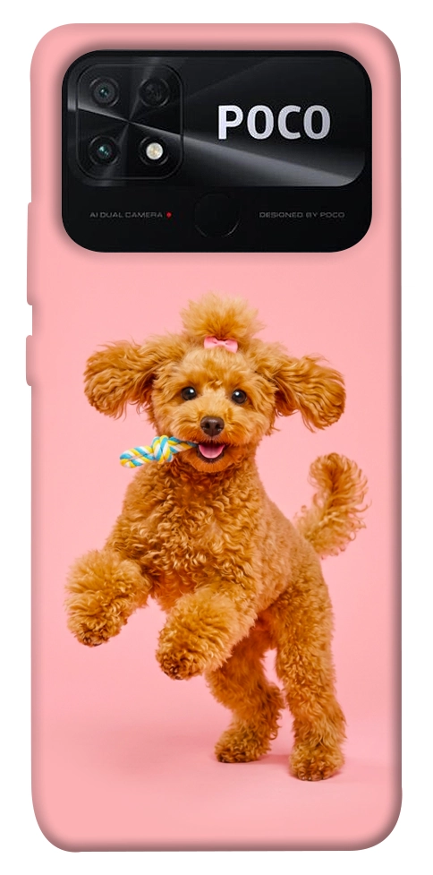 Чехол Happy poodle для Xiaomi Poco C40