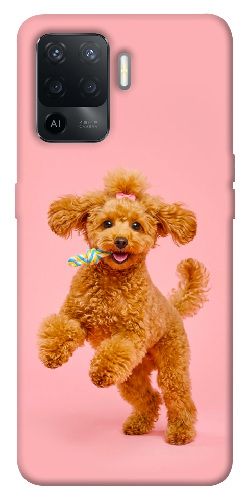 Чехол Happy poodle для Oppo Reno 5 Lite