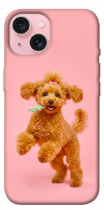 Чехол Happy poodle для iPhone 15