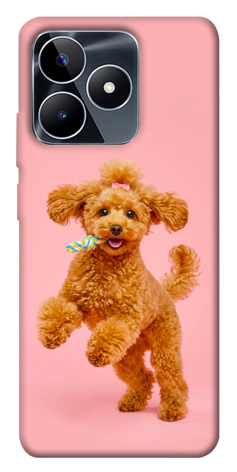 Чехол Happy poodle для Realme C53