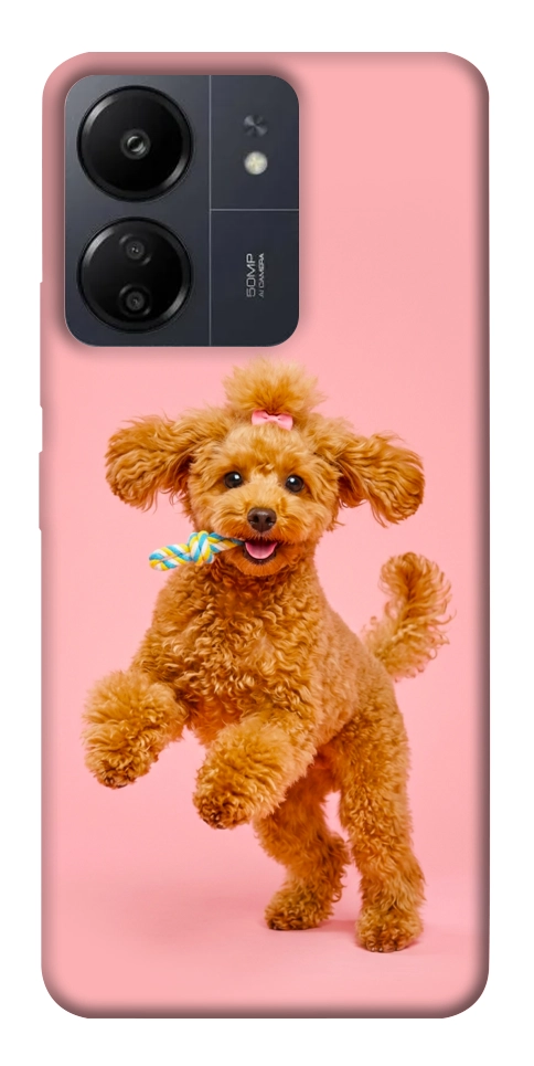 Чехол Happy poodle для Xiaomi Redmi 13C