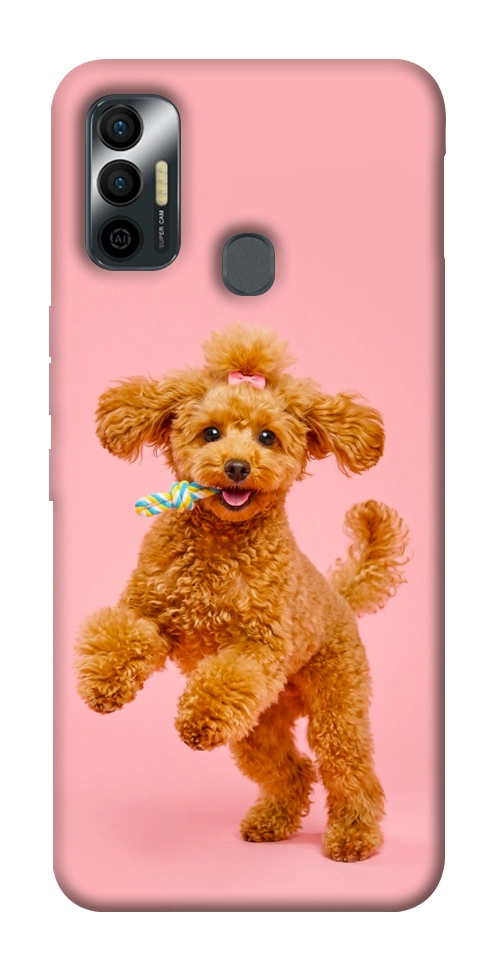 Чехол Happy poodle для TECNO Spark 7
