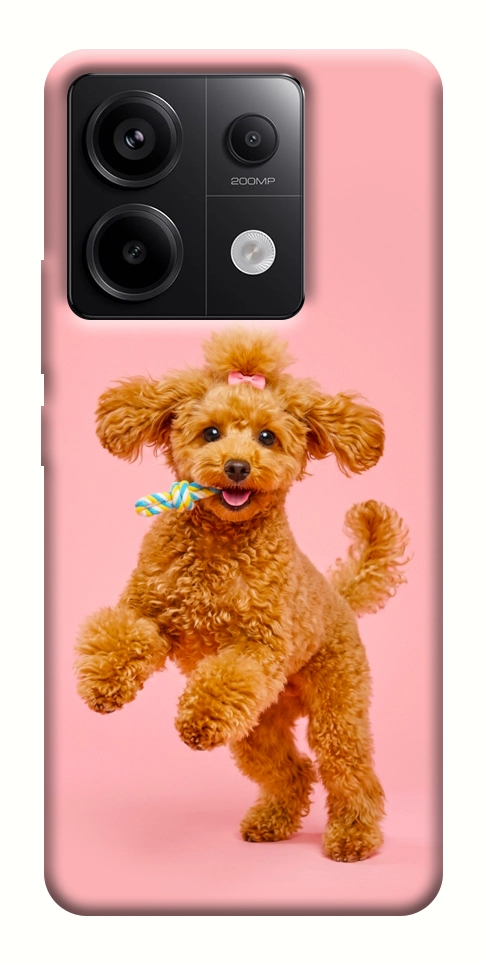 Чехол Happy poodle для Xiaomi Redmi Note 13 Pro 4G