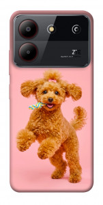 Чехол Happy poodle для ZTE Blade A54 4G