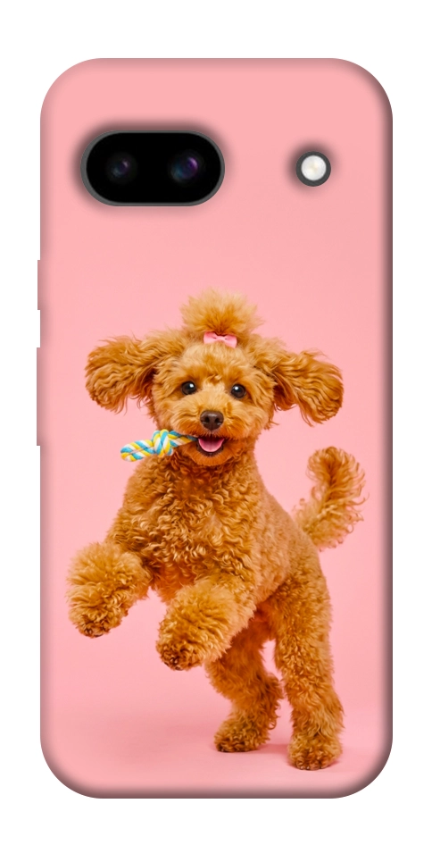 Чехол Happy poodle для Google Pixel 8a