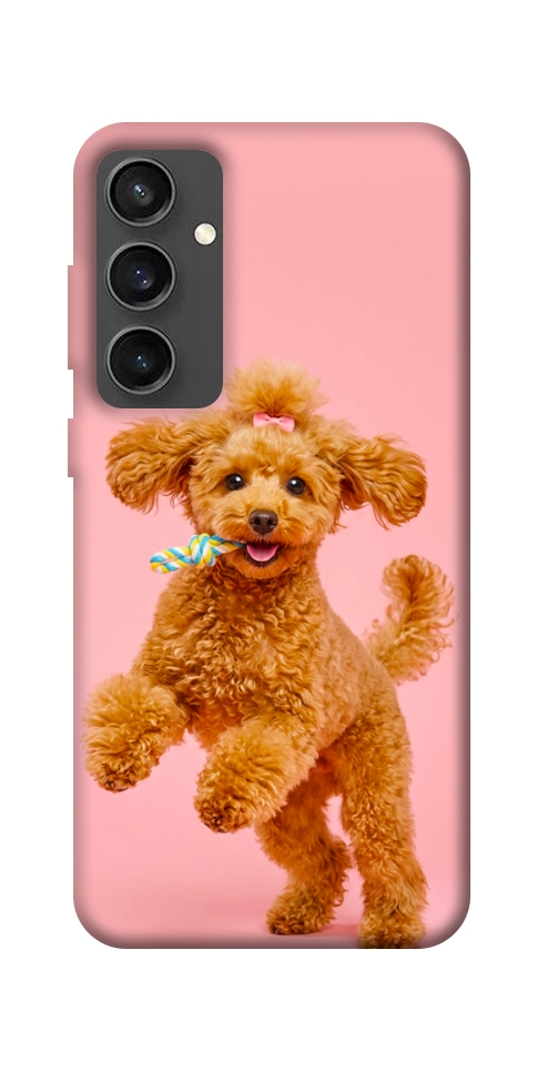 Чехол Happy poodle для Galaxy S24 FE