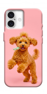 Чохол Happy poodle для iPhone 16 Plus