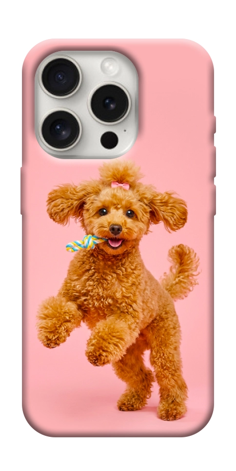 Чохол Happy poodle для iPhone 16 Pro Max