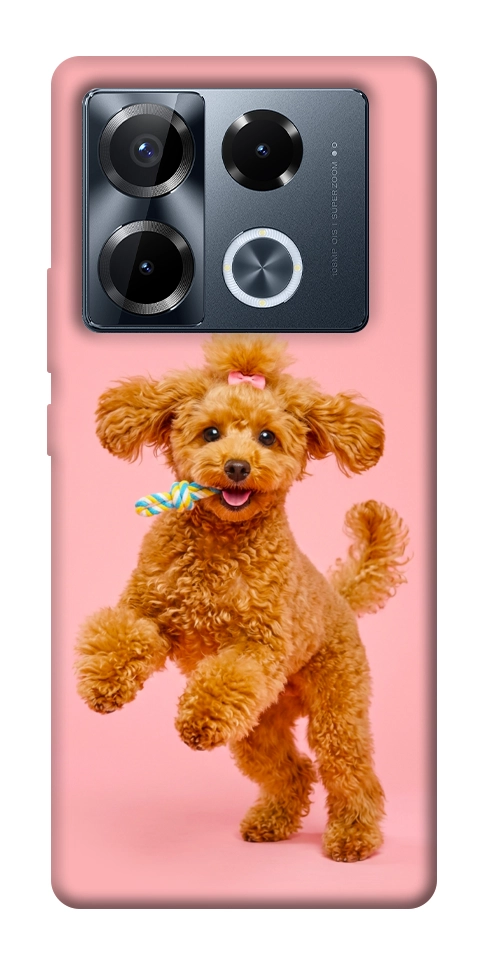 Чехол Happy poodle для Infinix Note 40 Pro 4G