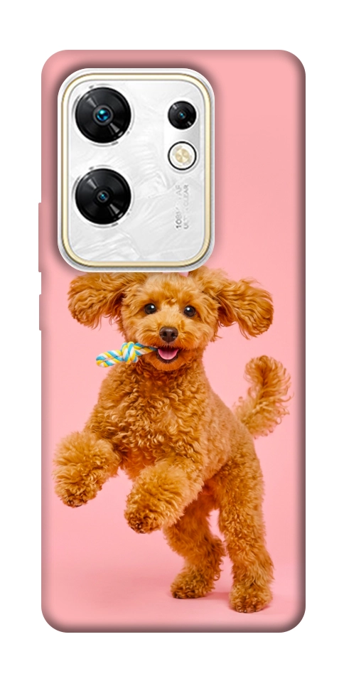 Чехол Happy poodle для Infinix Zero 30 4G