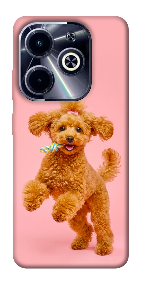 Чехол Happy poodle для TECNO Spark 20