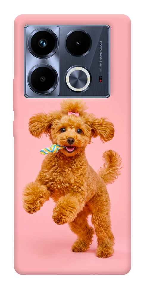 Чехол Happy poodle для Infinix Note 40 4G