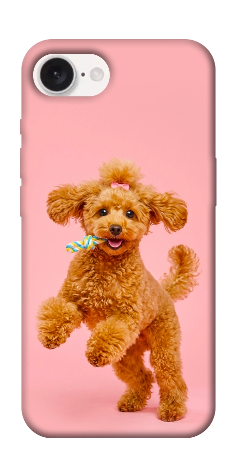 Чехол Happy poodle для iPhone 16e