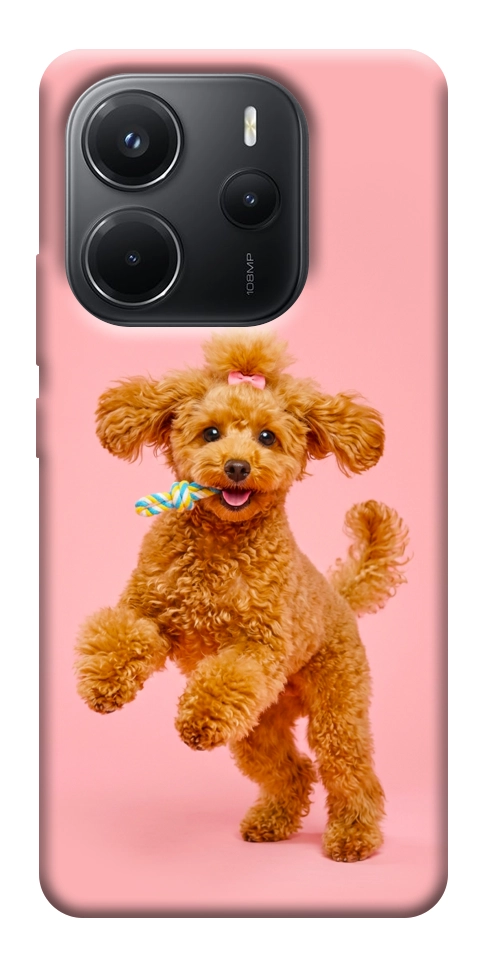Чехол Happy poodle для Xiaomi Redmi Note 14 4G (Int. version)