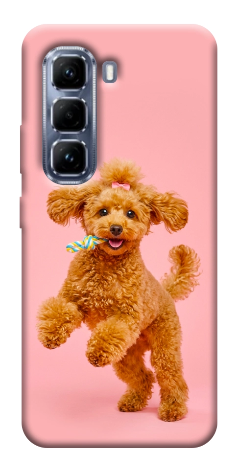 Чехол Happy poodle для Infinix Hot 50 Pro