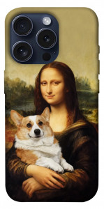 Чехол Mona corgi для iPhone 15 Pro