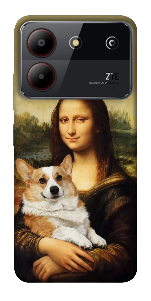 Чехол Mona corgi для ZTE Blade A54 4G