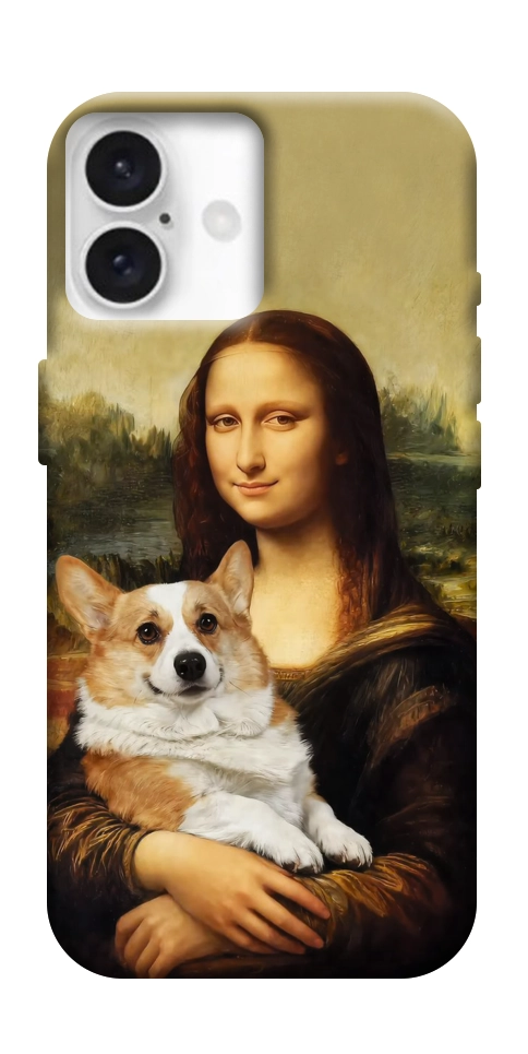 Чохол Mona corgi для iPhone 16 Plus