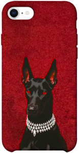 Чехол Premium doberman для iPhone SE (2020)