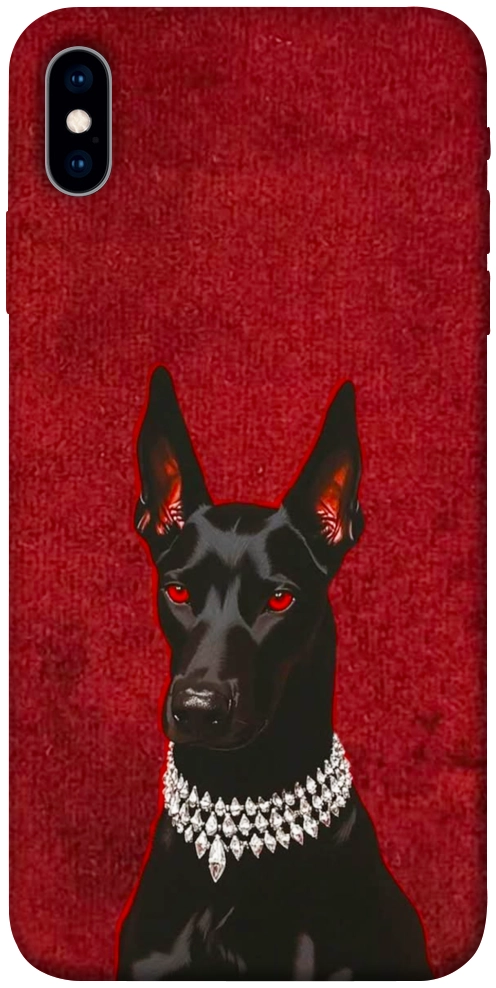 Чохол Premium doberman для iPhone X