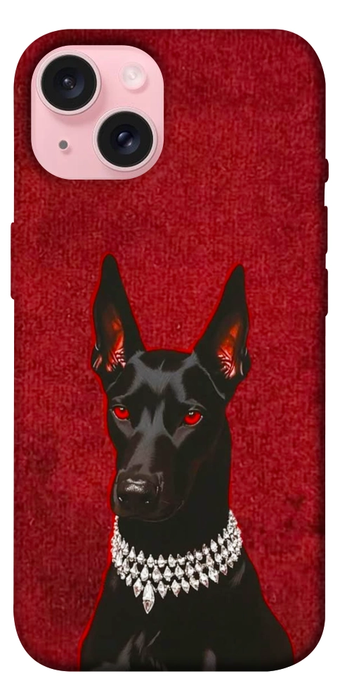 Чехол Premium doberman для iPhone 15