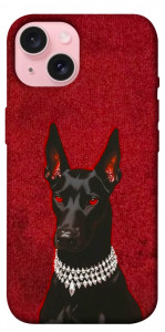 Чехол Premium doberman для iPhone 15