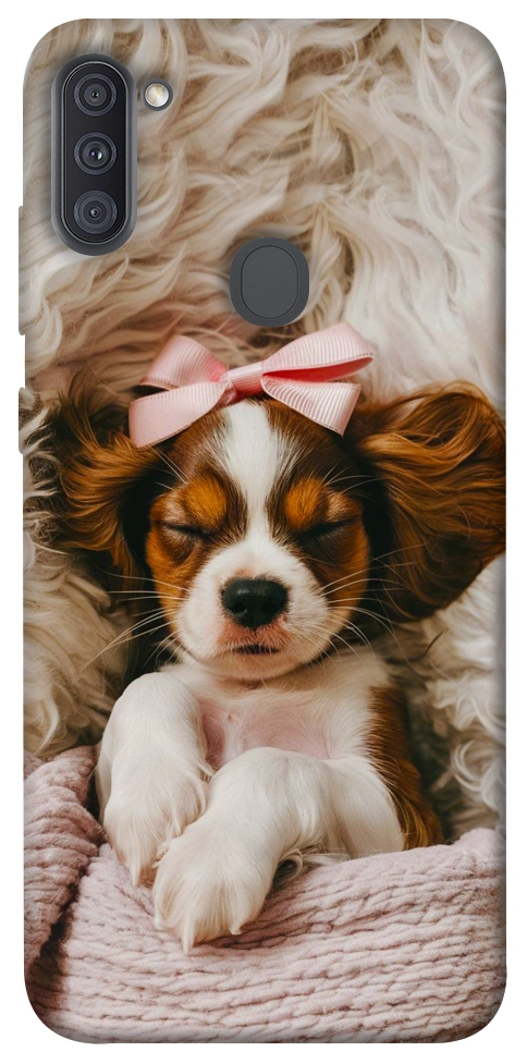 Чехол Sleepy spaniel для Galaxy A11 (2020)