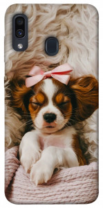 Чохол Sleepy spaniel для Samsung Galaxy A20 A205F