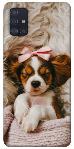 Чехол Sleepy spaniel для Galaxy A51 (2020)