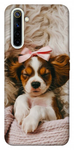 Чехол Sleepy spaniel для Realme 6