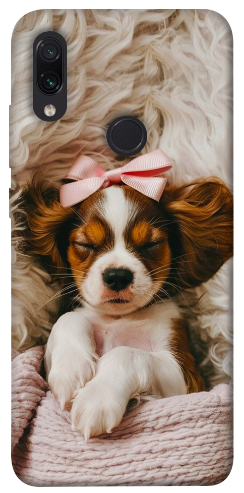 Чохол Sleepy spaniel для Xiaomi Redmi Note 7