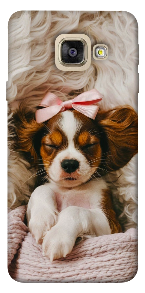 Чехол Sleepy spaniel для Galaxy A5 (2017)