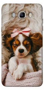 Чехол Sleepy spaniel для Galaxy J5 (2016)