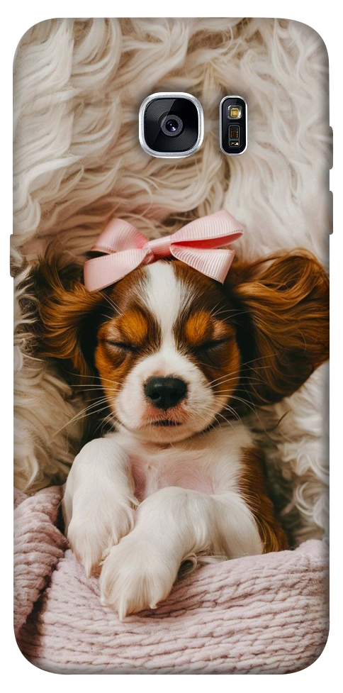 Чохол Sleepy spaniel для Galaxy S7 Edge